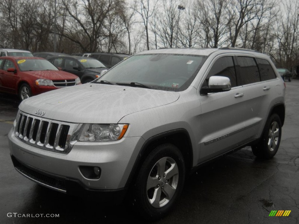 2011 Grand Cherokee Limited 4x4 - Bright Silver Metallic / Black photo #1