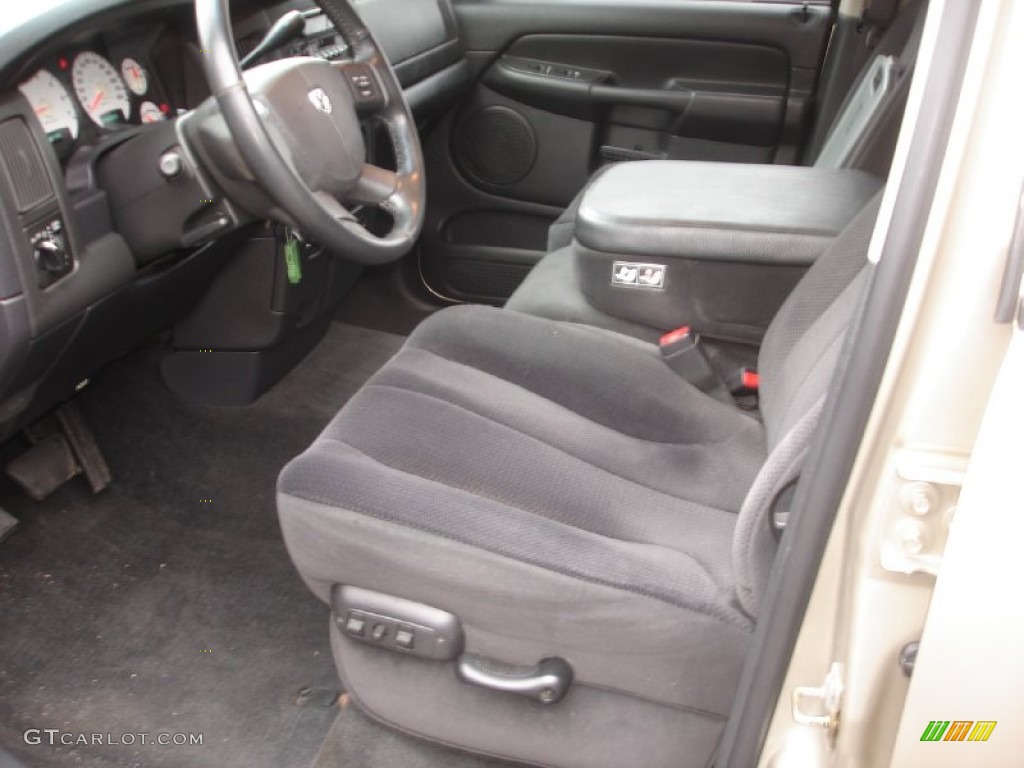 2004 Ram 1500 SLT Quad Cab - Light Almond Pearl / Dark Slate Gray photo #10