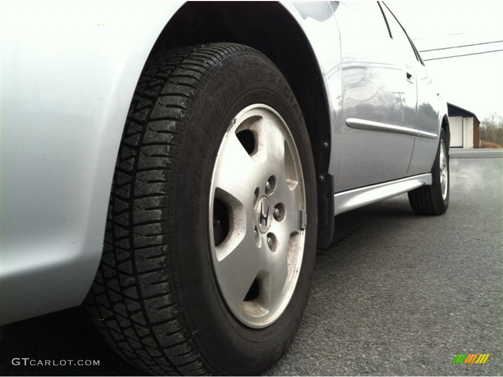 2002 Accord EX V6 Sedan - Satin Silver Metallic / Quartz Gray photo #2