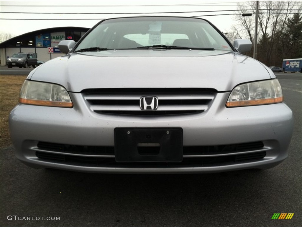2002 Accord EX V6 Sedan - Satin Silver Metallic / Quartz Gray photo #3