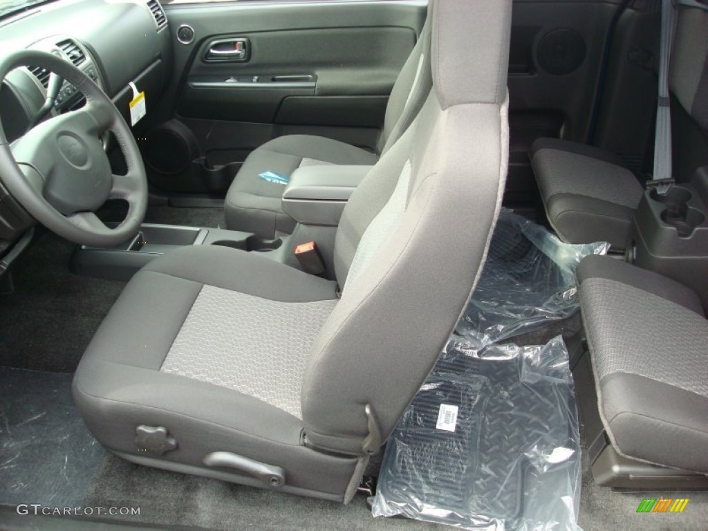 Ebony Interior 2012 Chevrolet Colorado LT Extended Cab 4x4 Photo #60793529