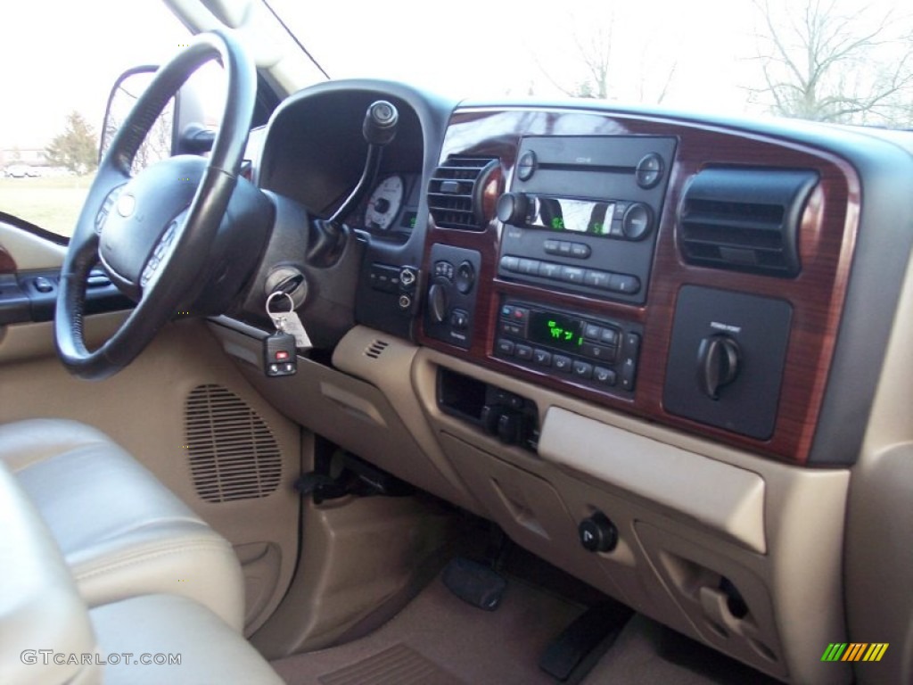 2006 F250 Super Duty Lariat FX4 Off Road Crew Cab 4x4 - Dark Stone Metallic / Tan photo #39