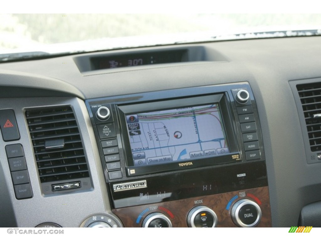 2012 Tundra Platinum CrewMax 4x4 - Super White / Black photo #15