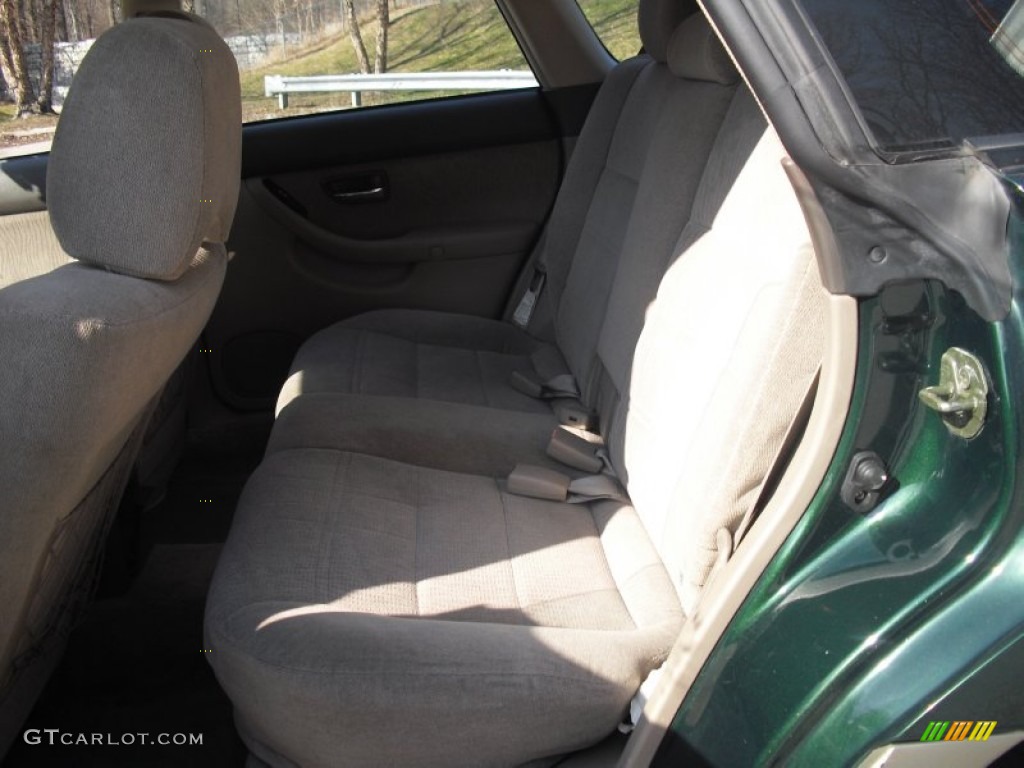 2002 Outback Wagon - Timberline Green / Gray photo #26