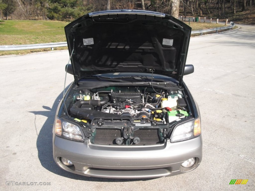 2002 Outback Wagon - Timberline Green / Gray photo #31