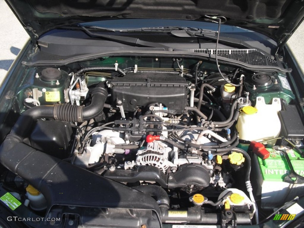 2002 Outback Wagon - Timberline Green / Gray photo #32