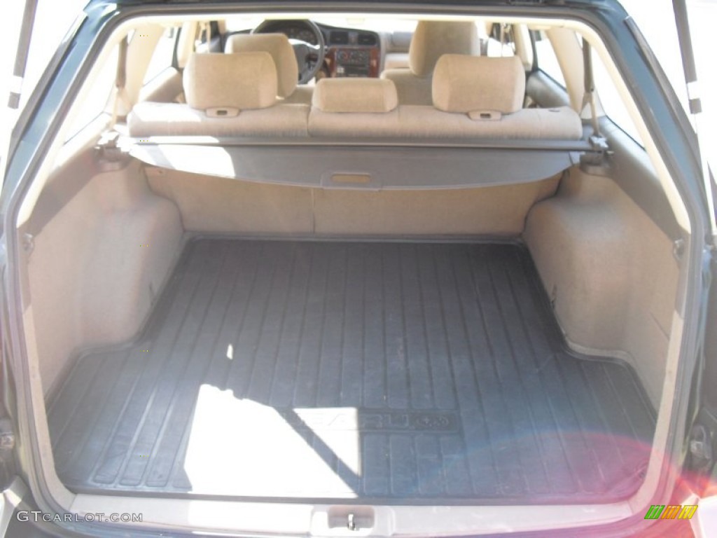 2002 Outback Wagon - Timberline Green / Gray photo #36