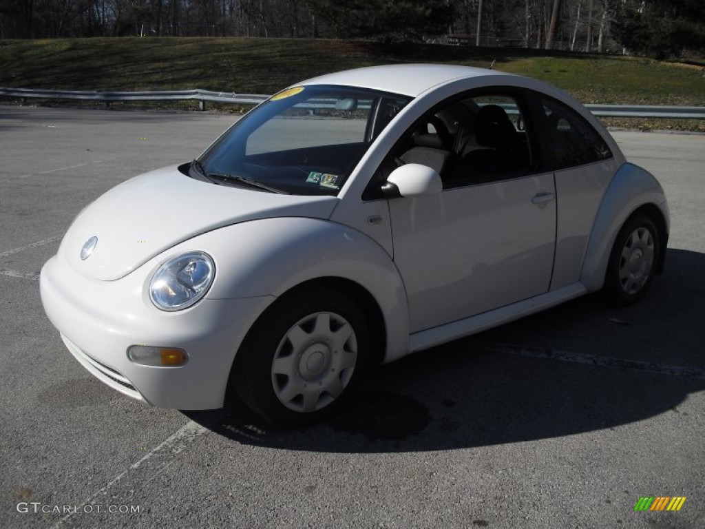 2002 New Beetle GL Coupe - White / Grey photo #1