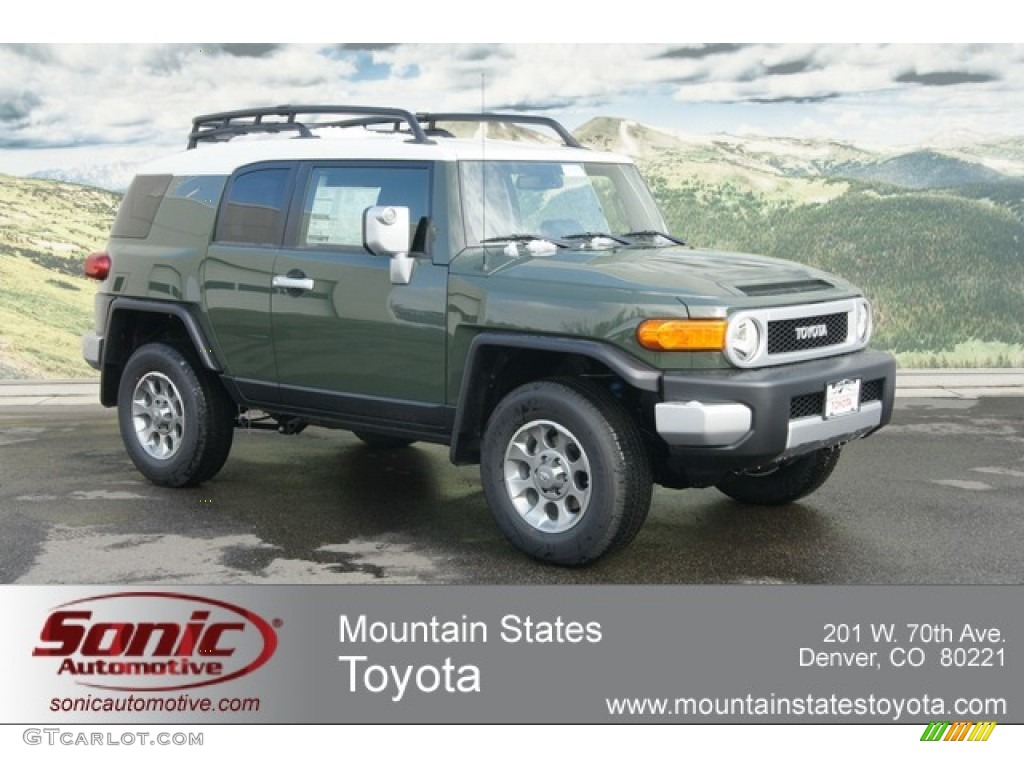 Army Green Toyota FJ Cruiser