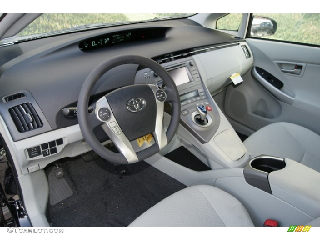 Misty Gray Interior 2012 Toyota Prius 3rd Gen Two Hybrid Photo #60797636