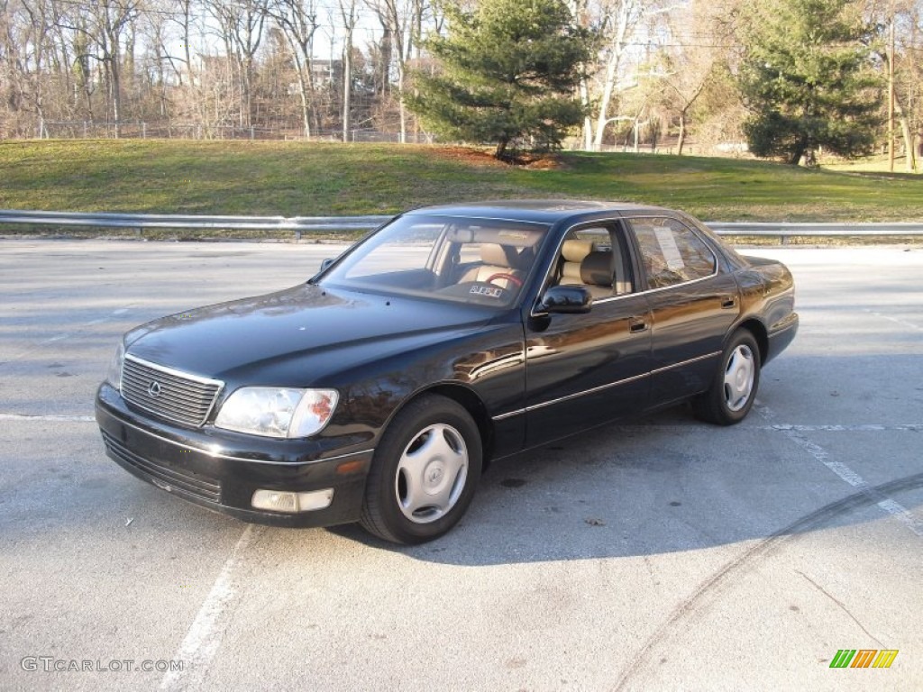 1998 LS 400 - Black Onyx / Ivory photo #1