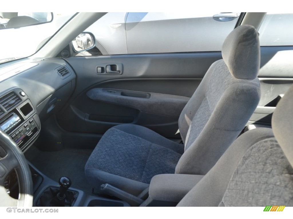 1998 Civic EX Coupe - Cypress Green Pearl / Gray photo #5