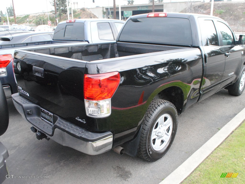 2010 Tundra Double Cab 4x4 - Black / Sand Beige photo #8