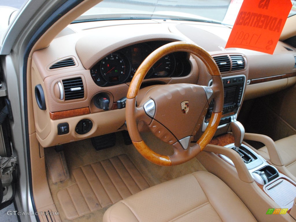 2004 Cayenne Tiptronic - Prosecco Metallic / Havanna/Sand Beige photo #13