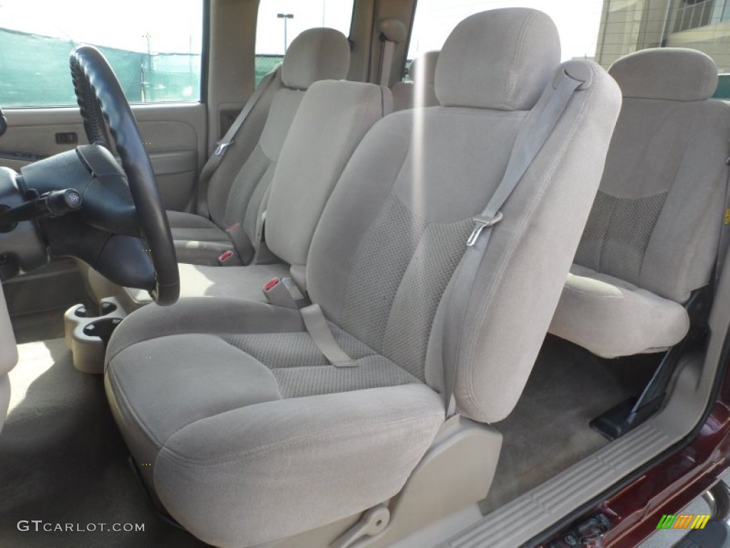 Tan Interior 2003 Chevrolet Silverado 1500 LS Extended Cab Photo #60800159
