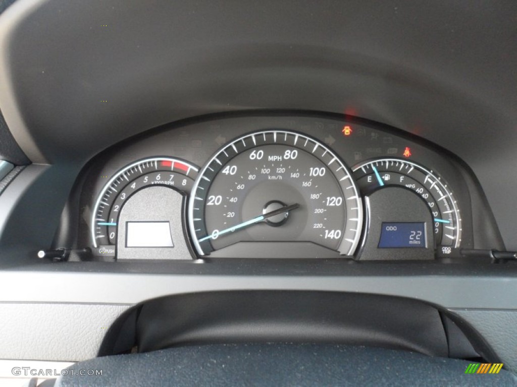 2012 Toyota Camry XLE V6 Gauges Photo #60800630