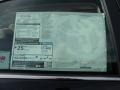  2012 Camry XLE V6 Window Sticker