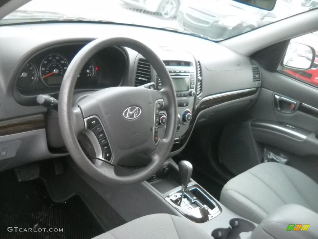 Gray Interior 2011 Hyundai Santa Fe GLS AWD Photo #60801563