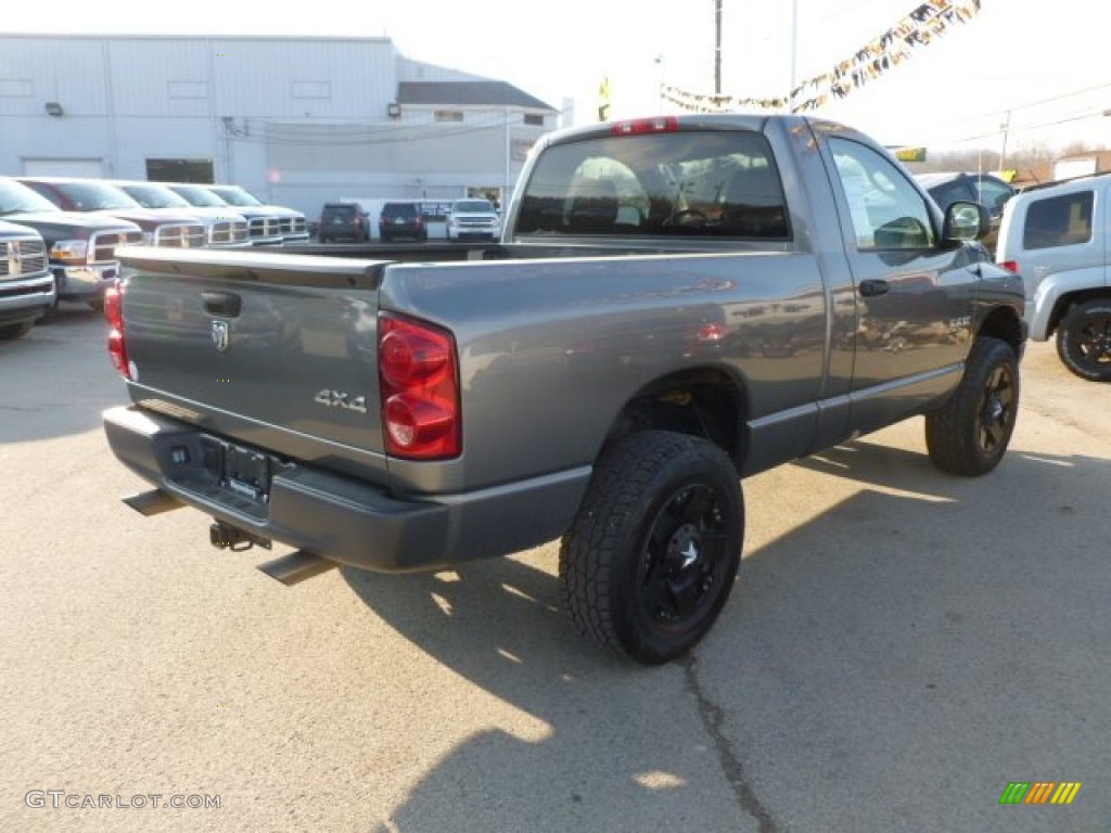 2008 Ram 1500 ST Regular Cab 4x4 - Mineral Gray Metallic / Medium Slate Gray photo #5