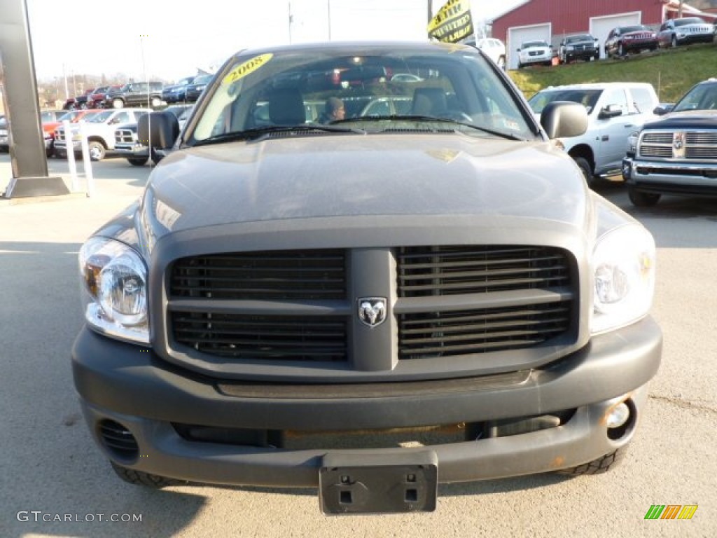 2008 Ram 1500 ST Regular Cab 4x4 - Mineral Gray Metallic / Medium Slate Gray photo #7