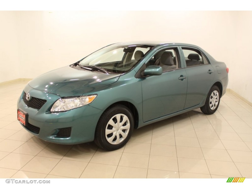 Capri Sea Green Metallic 2009 Toyota Corolla LE Exterior Photo #60805506