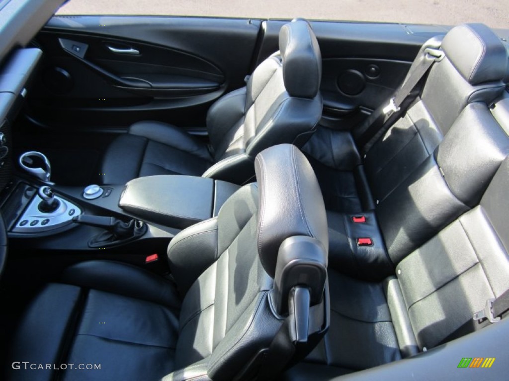 Black Interior 2007 BMW M6 Convertible Photo #60806235