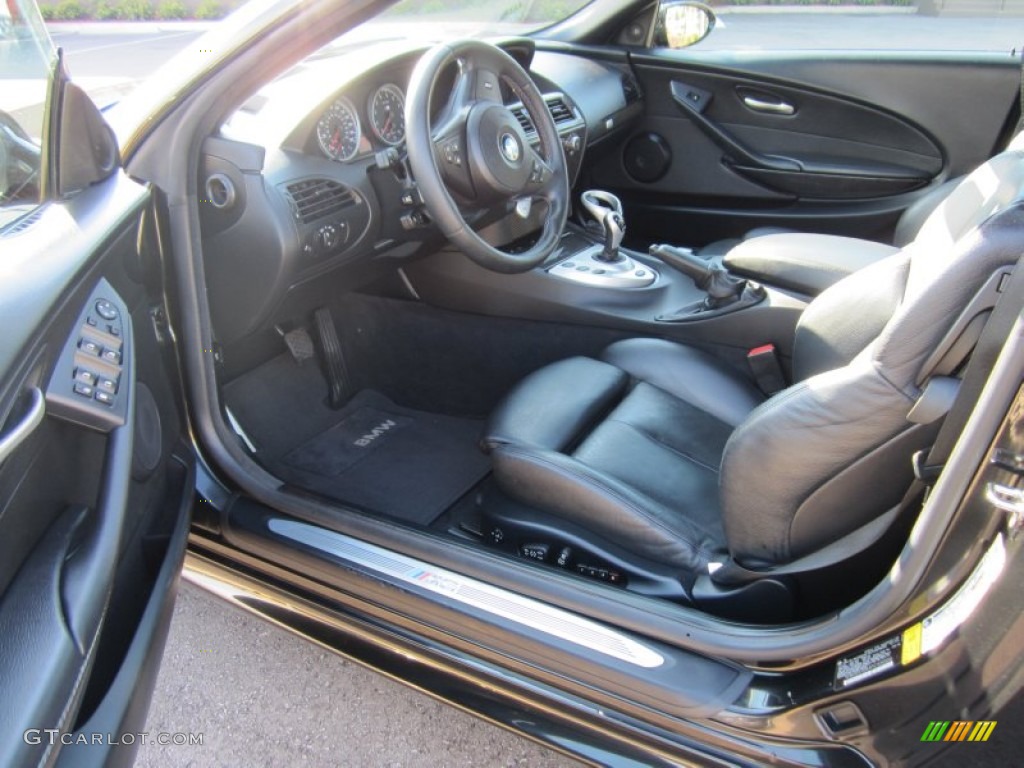 Black Interior 2007 BMW M6 Convertible Photo #60806255