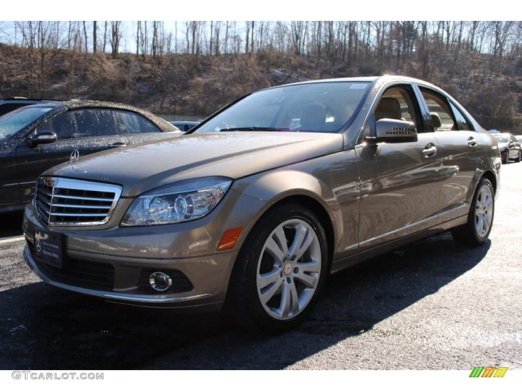 2011 C 300 Sport 4Matic - Pearl Beige Metallic / Almond/Mocha photo #1