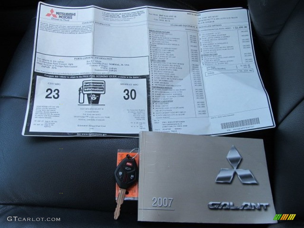 2007 Mitsubishi Galant SE Window Sticker Photo #60807594