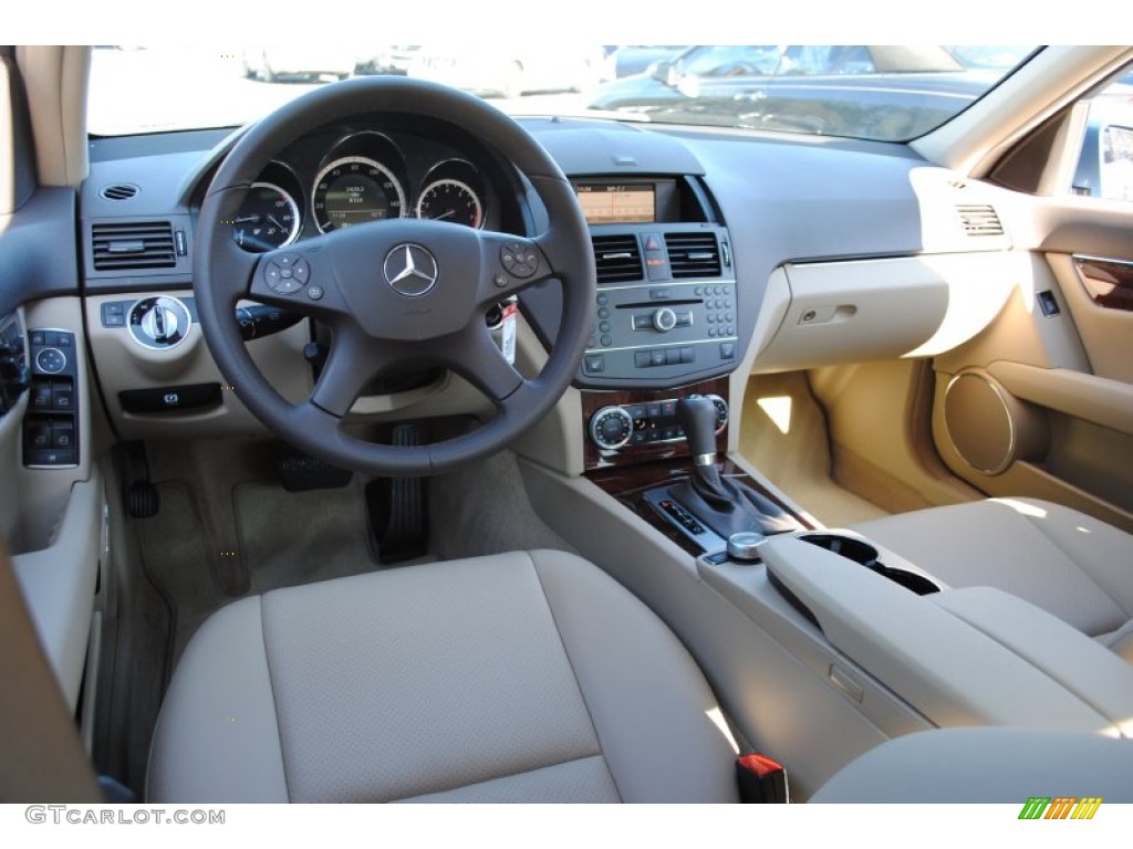 2011 Mercedes-Benz C 300 Sport 4Matic Almond/Mocha Dashboard Photo #60808012