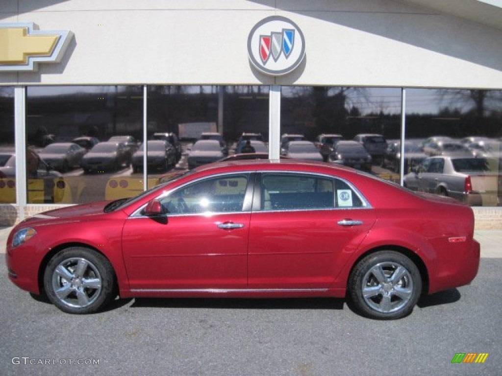 2012 Malibu LT - Crystal Red Tintcoat / Cocoa/Cashmere photo #1