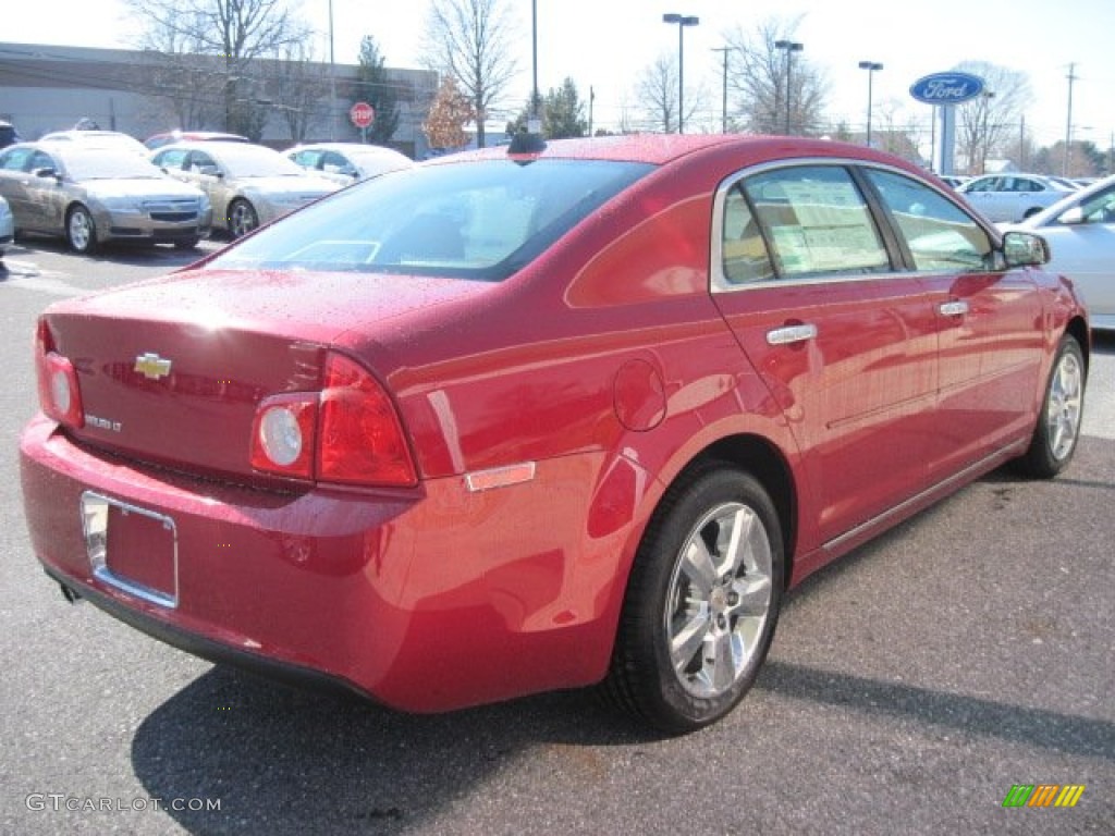 2012 Malibu LT - Crystal Red Tintcoat / Cocoa/Cashmere photo #6