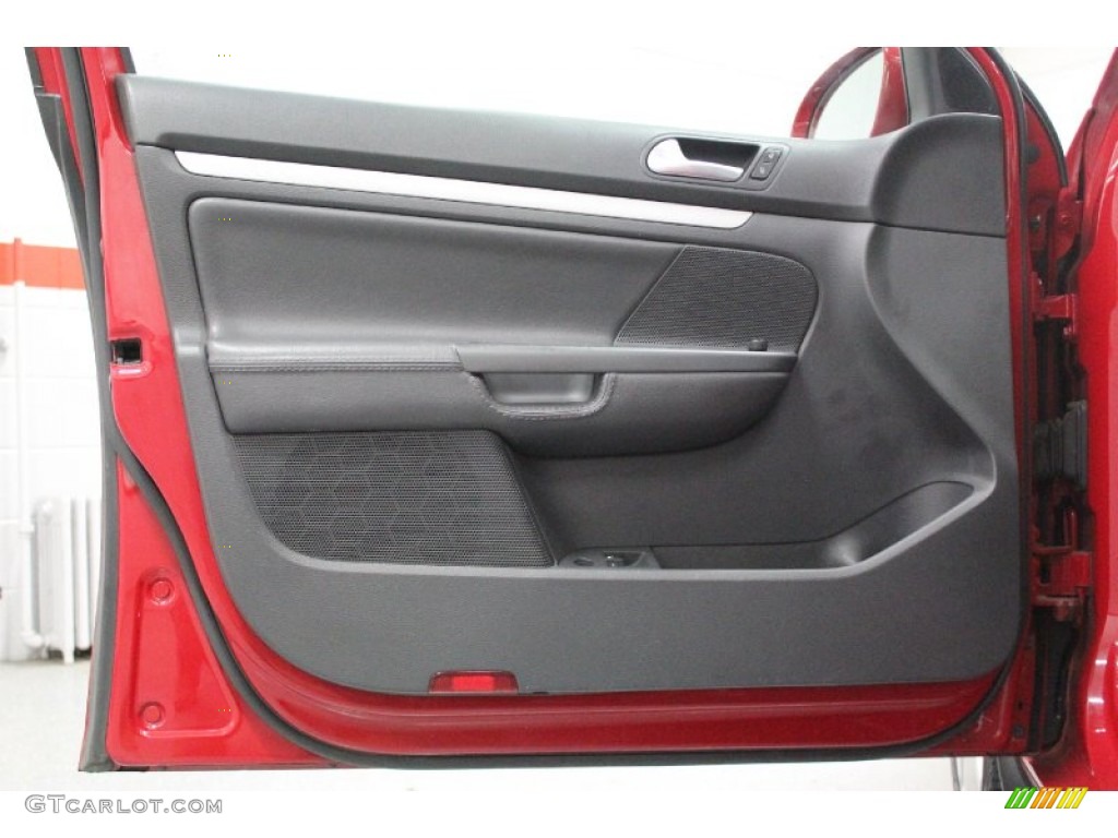 2006 Volkswagen Jetta TDI Sedan Anthracite Black Door Panel Photo #60810567