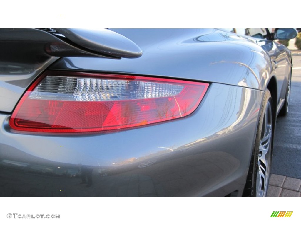 2007 911 Turbo Coupe - Meteor Grey Metallic / Natural Leather Grey photo #29