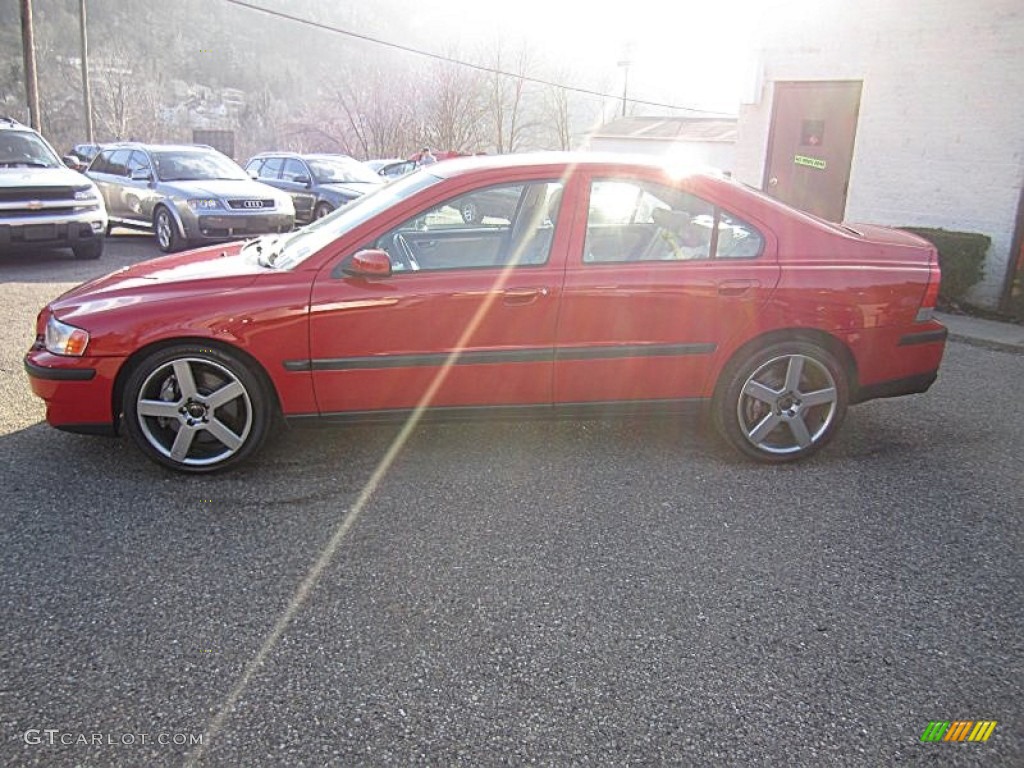 2004 S60 R AWD - Passion Red / Beige/Light Sand photo #6