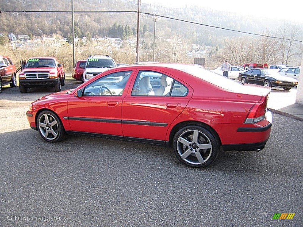 2004 S60 R AWD - Passion Red / Beige/Light Sand photo #7