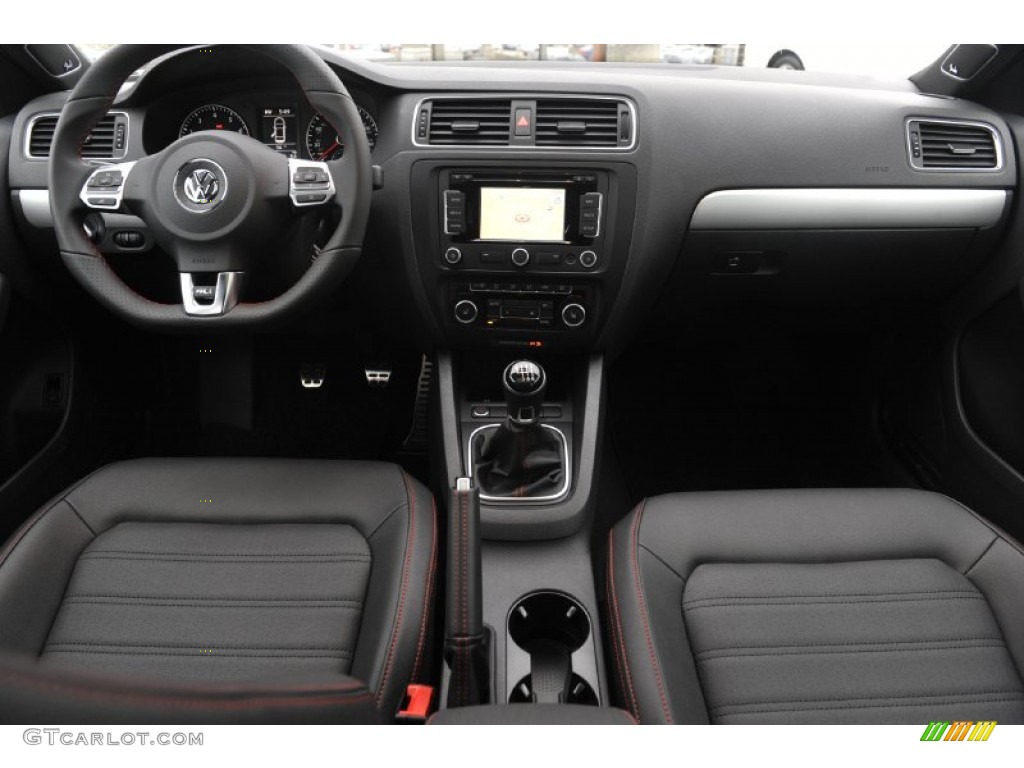 2012 Volkswagen Jetta GLI Autobahn Titan Black Dashboard Photo #60811503