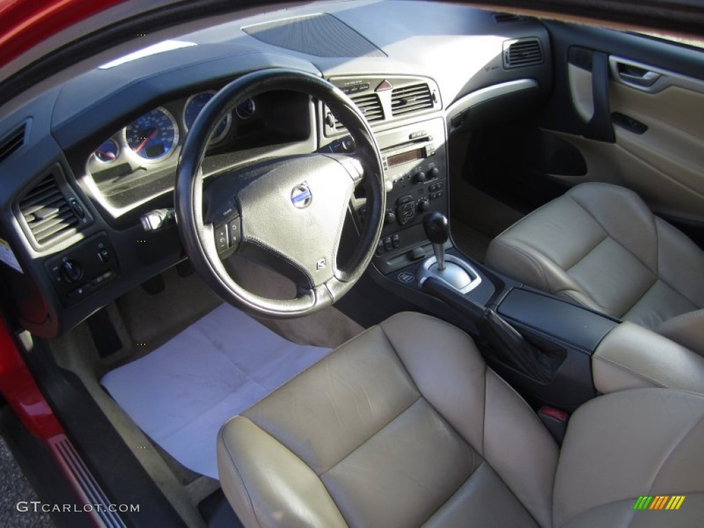 2004 S60 R AWD - Passion Red / Beige/Light Sand photo #15
