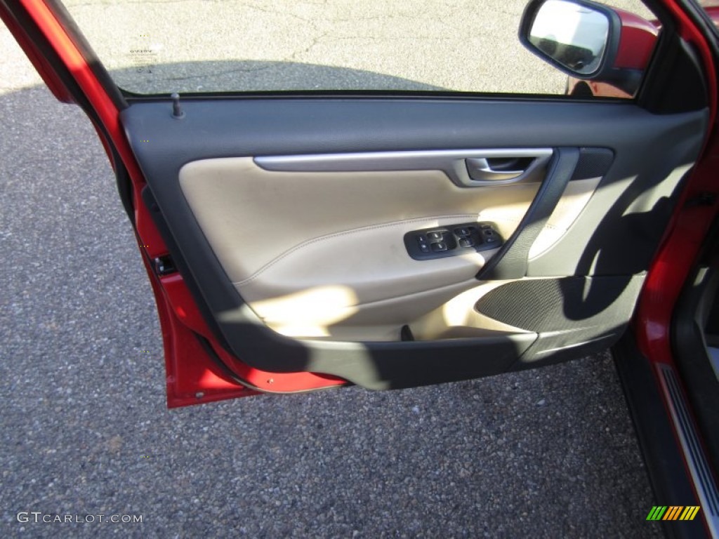 2004 S60 R AWD - Passion Red / Beige/Light Sand photo #16