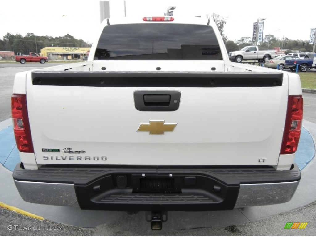 2011 Silverado 1500 LT Crew Cab 4x4 - White Diamond Tricoat / Light Cashmere/Ebony photo #4