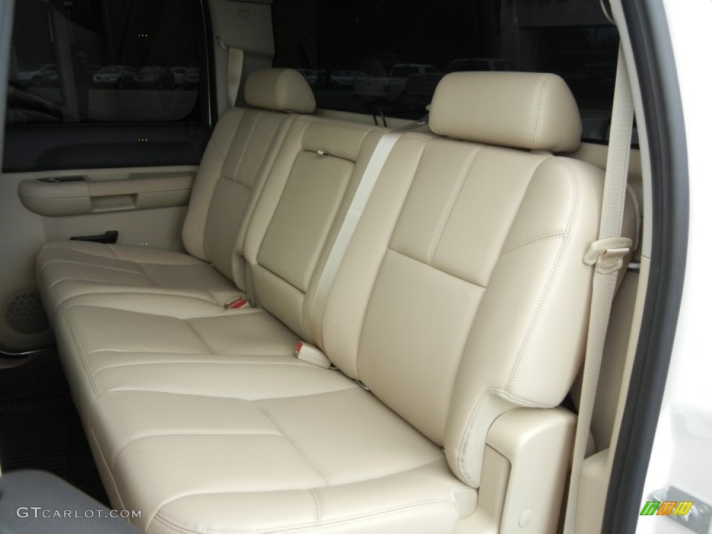 Light Cashmere/Ebony Interior 2011 Chevrolet Silverado 1500 LT Crew Cab 4x4 Photo #60812598