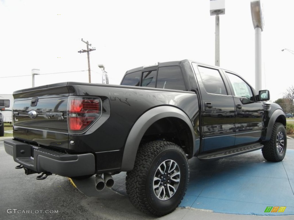 Tuxedo Black Metallic 2012 Ford F150 SVT Raptor SuperCrew 4x4 Exterior Photo #60813003