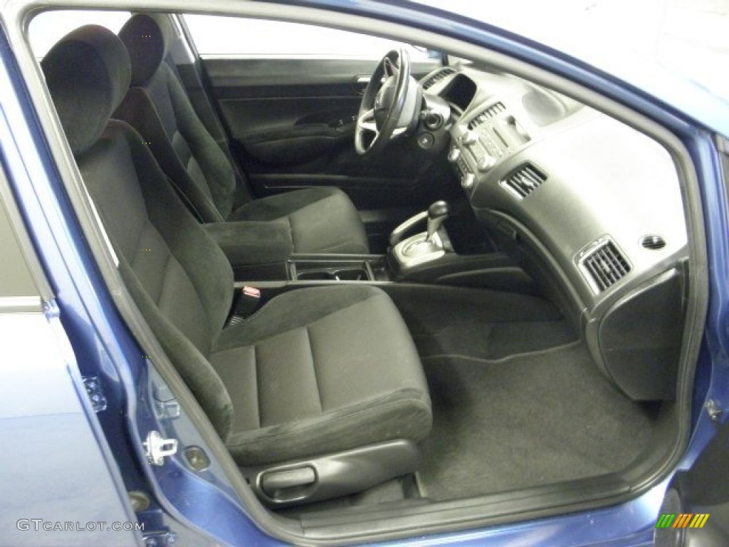 2010 Civic LX-S Sedan - Atomic Blue Metallic / Black photo #15