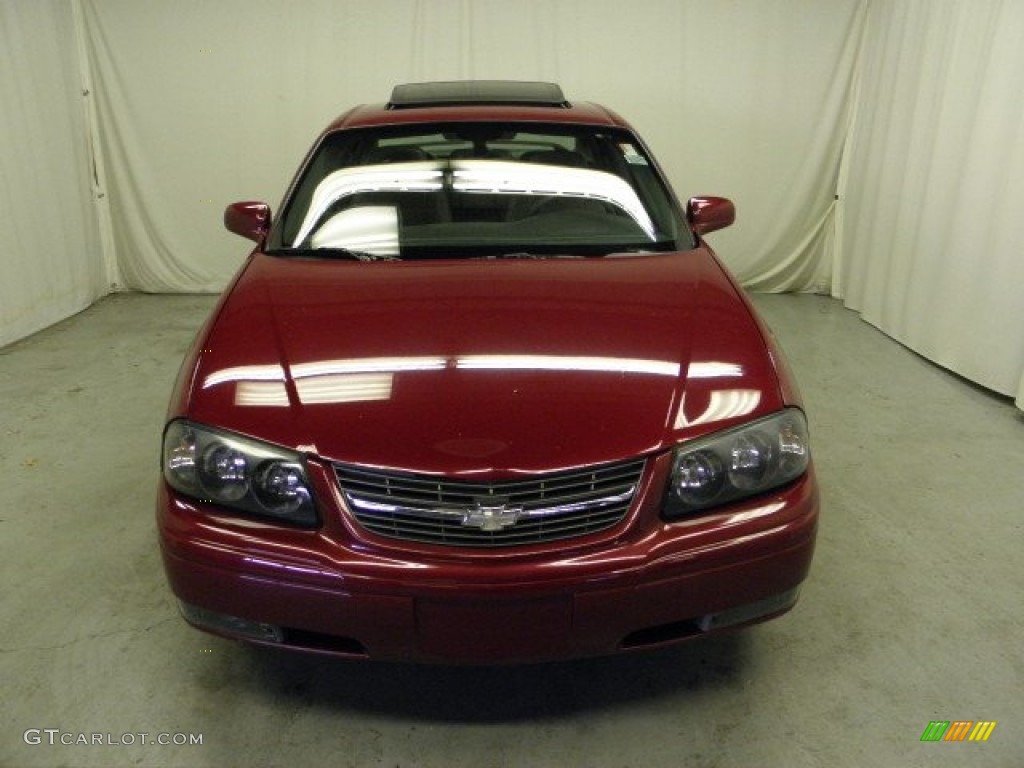 2005 Impala LS - Sport Red Metallic / Neutral Beige photo #2