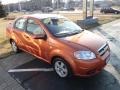 Spicy Orange Metallic - Aveo LS Sedan Photo No. 3