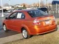 2008 Spicy Orange Metallic Chevrolet Aveo LS Sedan  photo #6