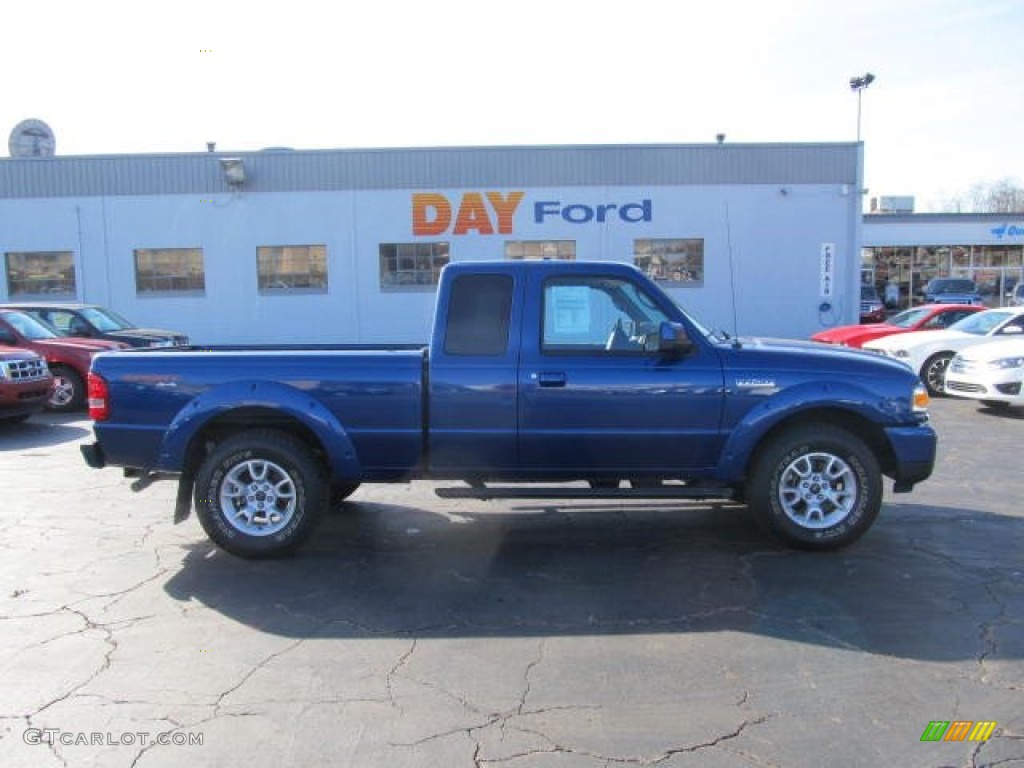 2011 Ranger Sport SuperCab 4x4 - Vista Blue Metallic / Medium Dark Flint photo #4