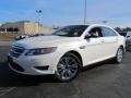 2011 White Platinum Tri-Coat Ford Taurus Limited  photo #1