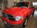 2011 Flame Red Dodge Ram 1500 SLT Quad Cab 4x4  photo #2