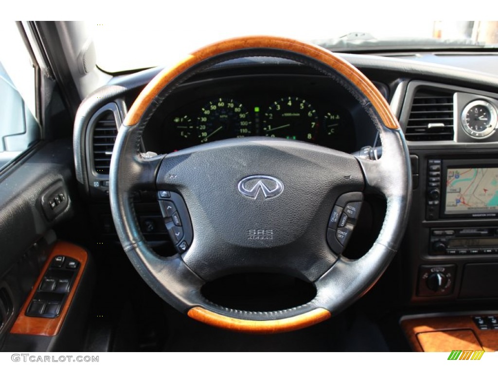 2002 QX4 4x4 - Brilliant Silver Metallic / Graphite photo #11